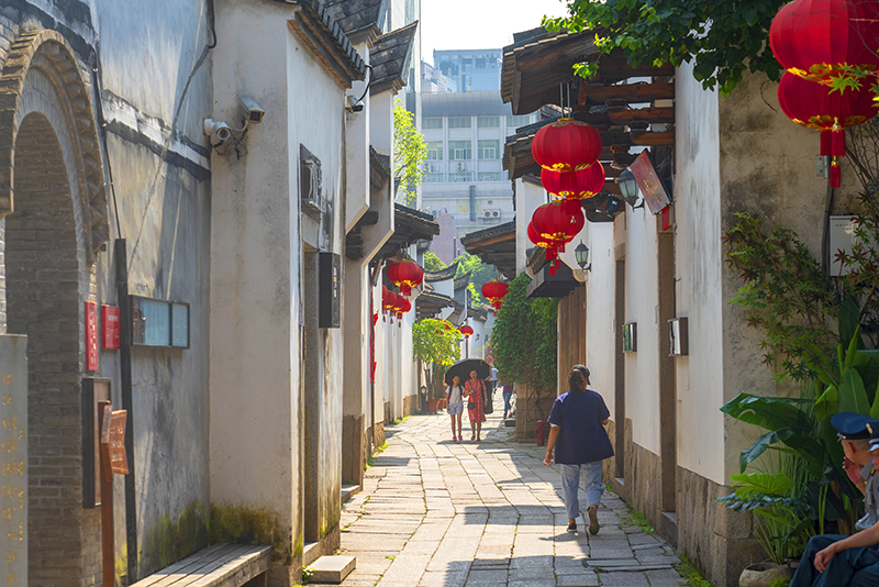 2019年6月28日，福州，三坊七巷風光。